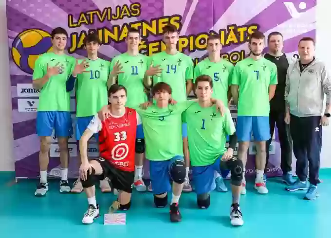Dalību LJČ noslēdz U19 komandas volejbolisti