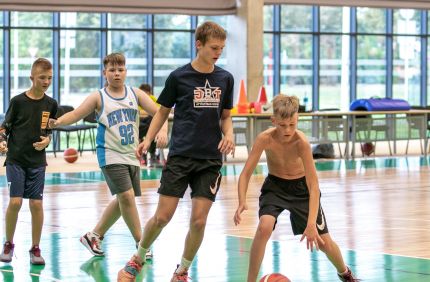 Basketbola diena Jēkabpils Sporta hallē