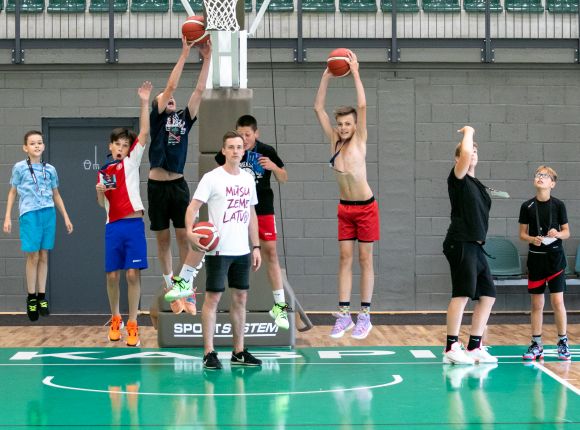 Basketbola diena Jēkabpils Sporta hallē