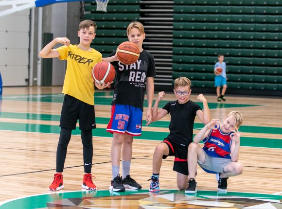 Basketbola diena Jēkabpils Sporta hallē