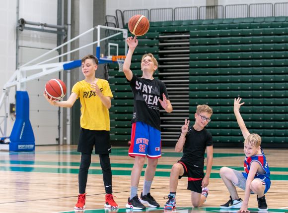 Basketbola diena Jēkabpils Sporta hallē