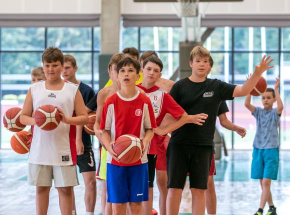 Basketbola diena Jēkabpils Sporta hallē
