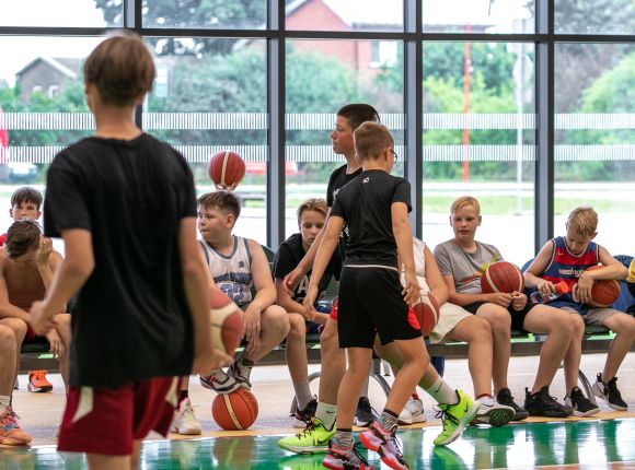 Basketbola diena Jēkabpils Sporta hallē