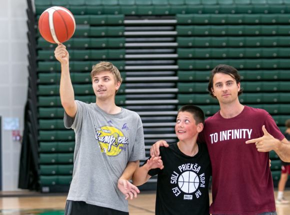 Basketbola diena Jēkabpils Sporta hallē