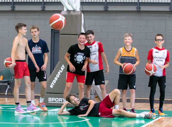 Basketbola diena Jēkabpils Sporta hallē