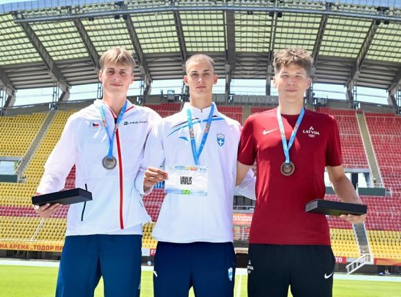 Daniels Ģiedris_bronzas ieguvējs Eiropas jaunatnes olimpiskajā festivālā