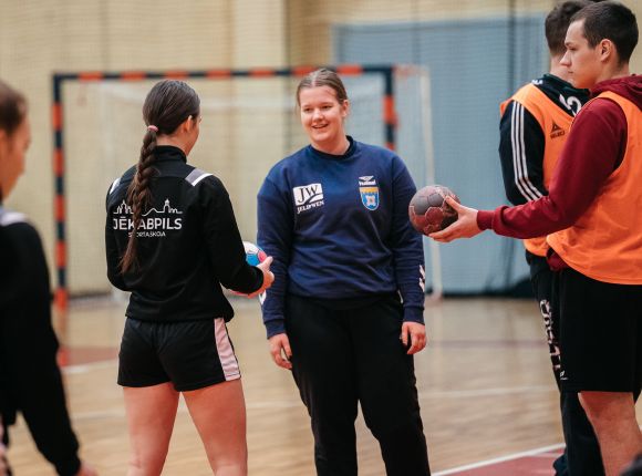 LJČ handbolā U19 sabraukuma spēle Dobelē (16.03.2023.)
