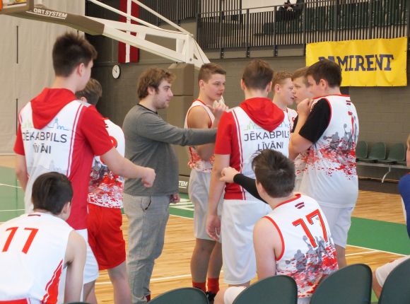 LJBL spēle Jēkabpilī U15 vecuma grupai pret Rugājiem