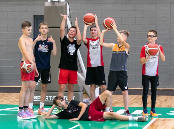 Basketbola diena Jēkabpils Sporta hallē