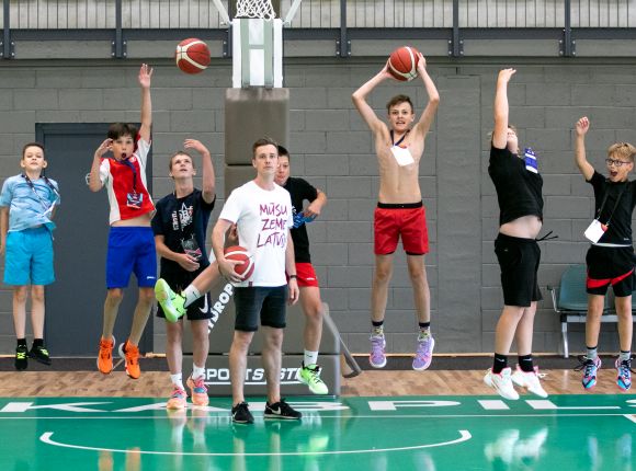 Basketbola diena Jēkabpils Sporta hallē