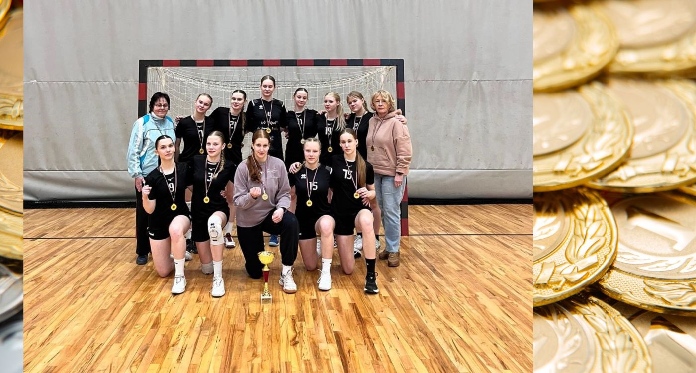 Handbolā izcīnīts čempionāta uzvarētāju gods
