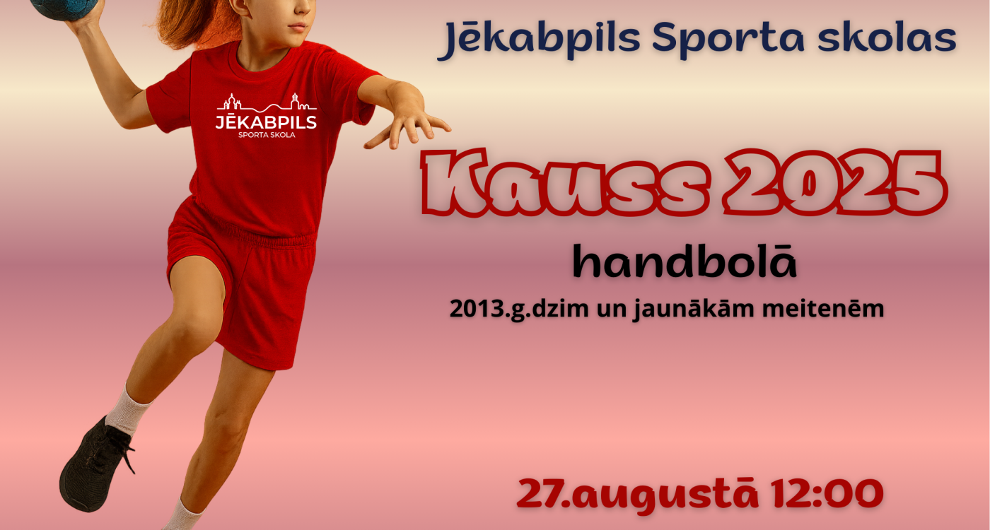 Notiks handbola turnīrs 2013.g.dzim. un jaunākām meitenēm