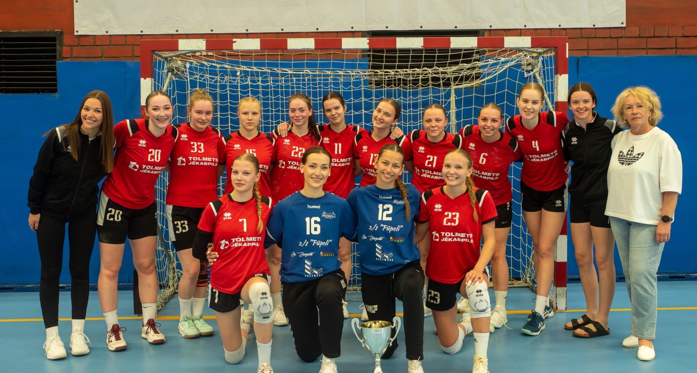Latvijas Kausā handbolistes kļūst par vicečempionēm