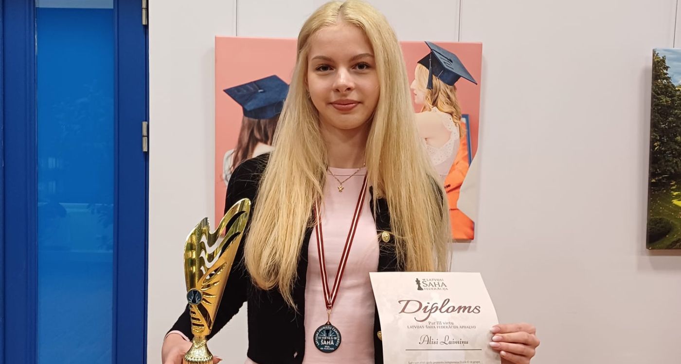 Alise Laimiņa- čempionāta bronzas godalgas ieguvēja