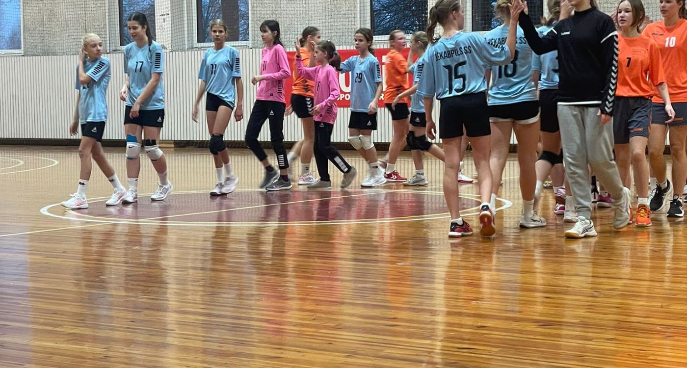 Handbolā pirmais sabraukums U14 vecuma grupas komandai