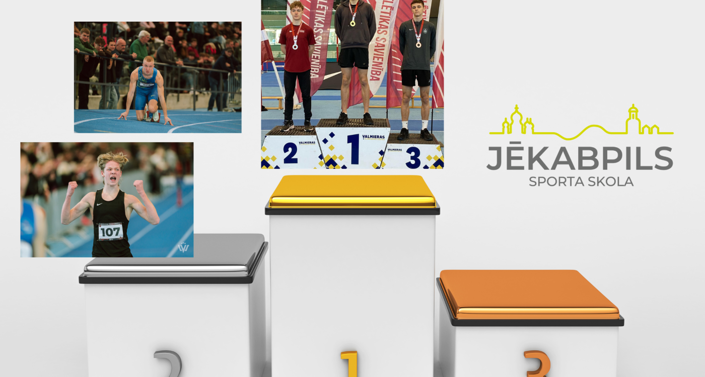 Jēkabpils Sporta skolas sasniegumu kontu papildina viens čempiona un divi vicečempiona tituli