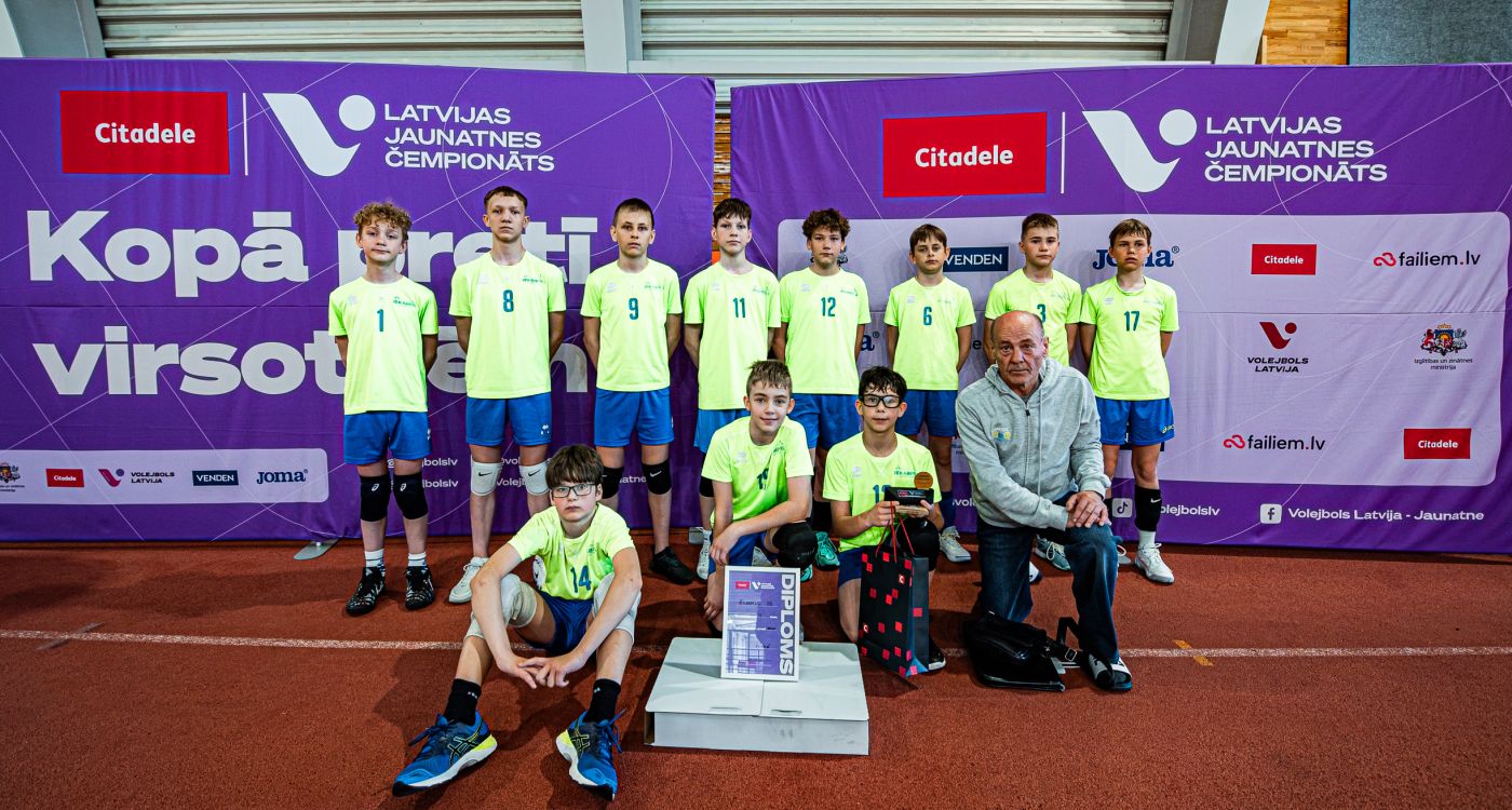U13 volejbolisti jaunatnes čempionātu noslēdz ceturtajā vietā