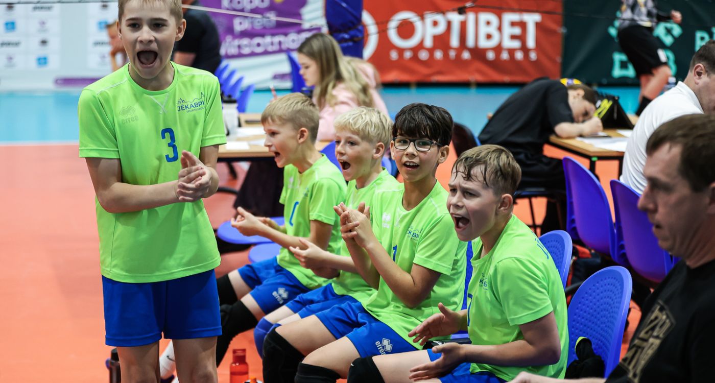 Jaunākie volejbolisti iekļūst ‘’olimpiskajā sešiniekā’’