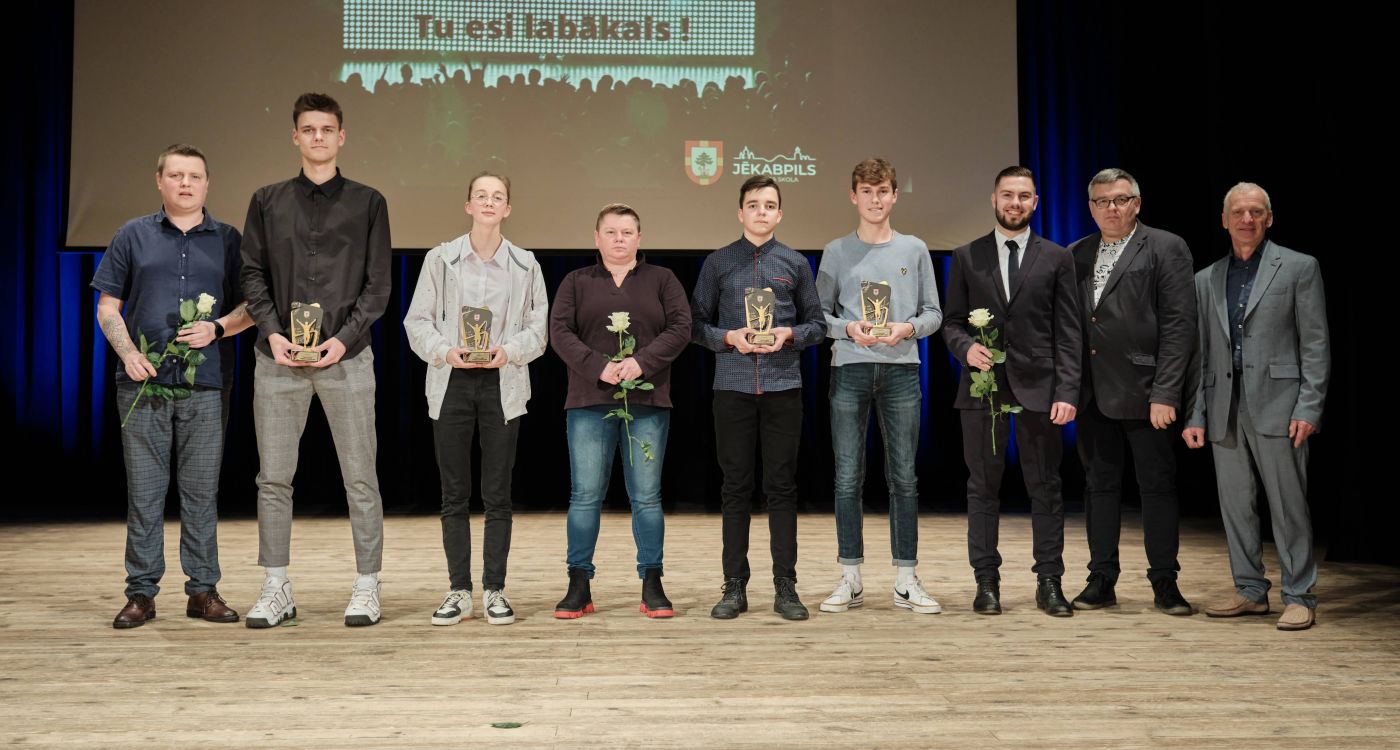 Jēkabpils novada Jaunatnes sporta laureāta 2022 nominācijas VĒRTĪGĀKAIS SPORTĀ saņēmēji
