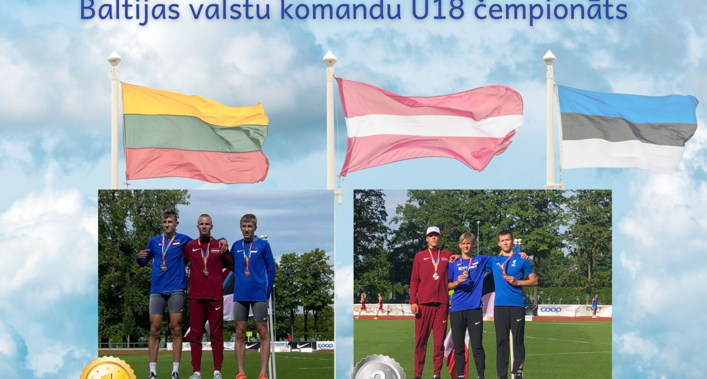  Divas godalgas ir izcīnītas Baltijas U18 čempionātā