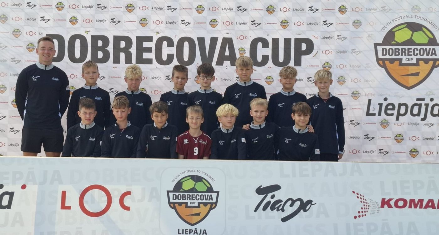Dobrecova kausā dalību ņem U11 vecuma grupas futbolisti