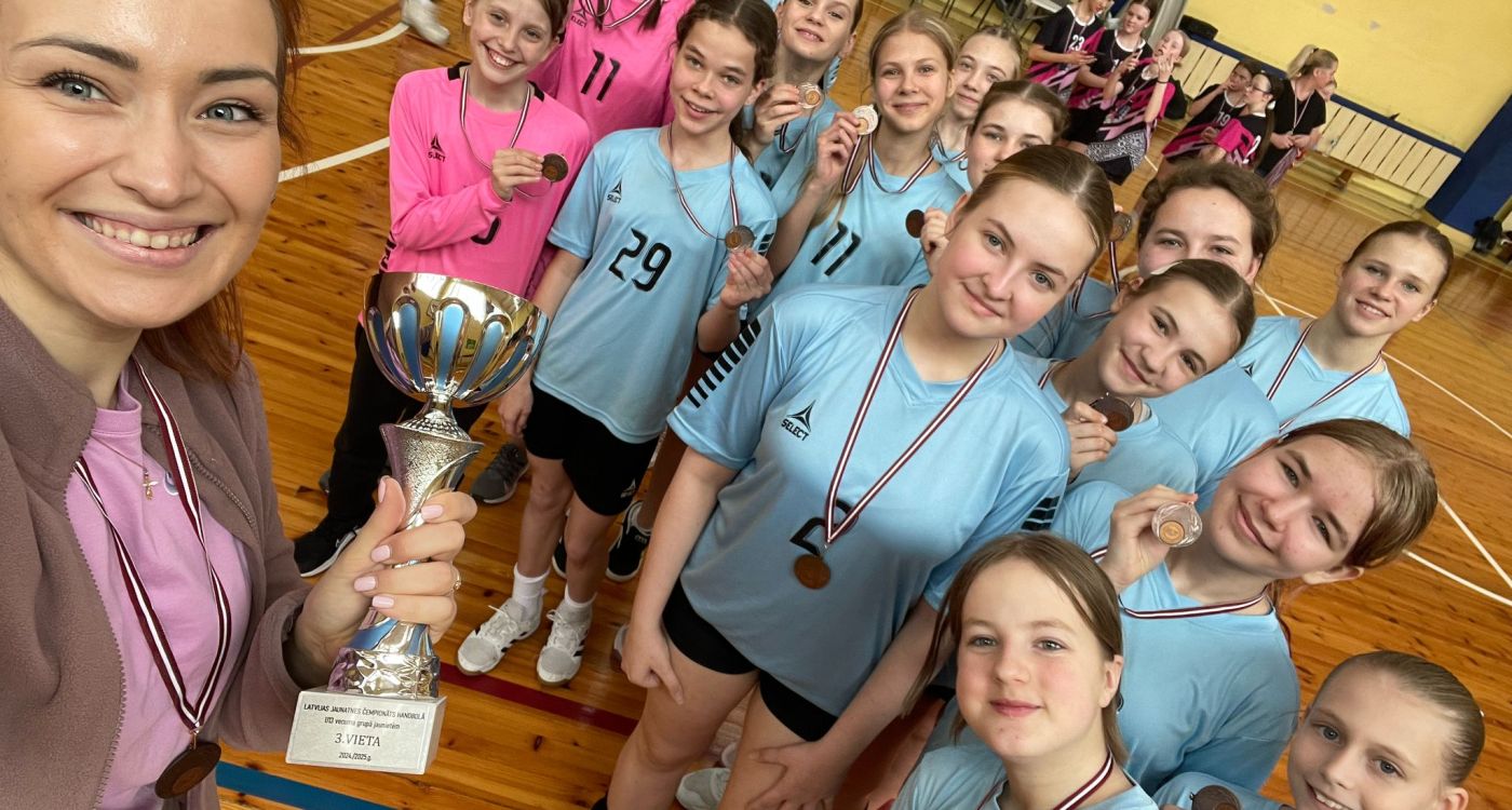 Handbola jaunatnes čempionāts ar medaļām noslēdzas U13 komandai