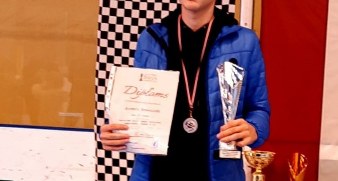 Artūrs Krastiņš – Latvijas vicečempions šahā