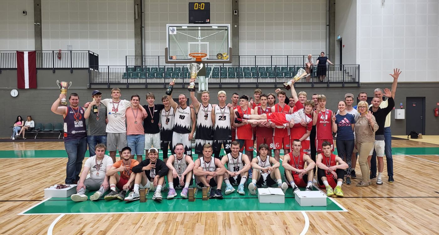 Ar labiem panākumiem noslēdzies Jēkabpils novada atklātais čempionāts basketbolā