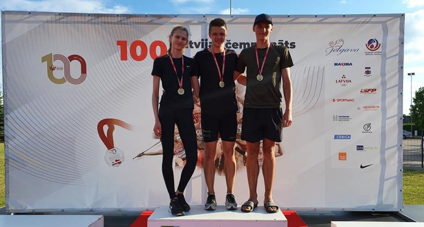 Jēkabpiliešiem lieliski rezultāti Latvijas čempionātā vieglatlētikā