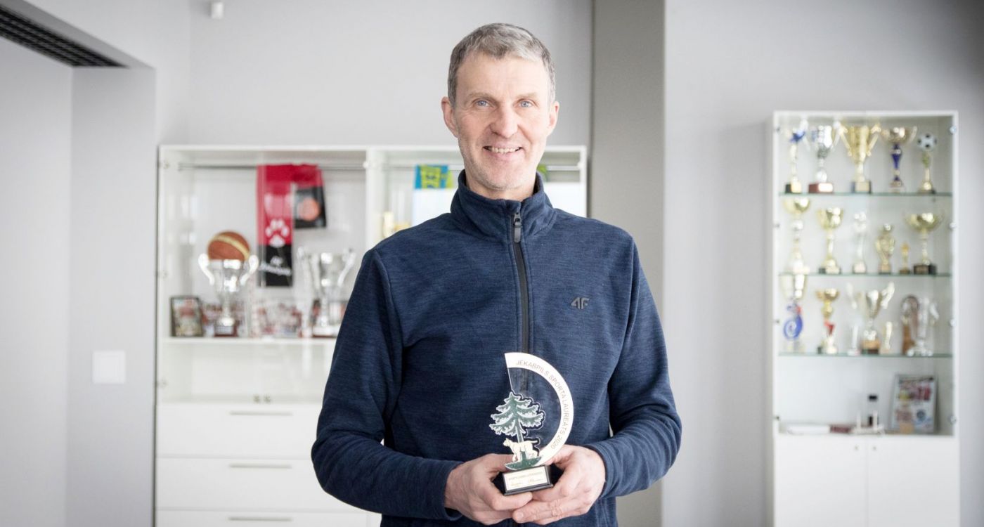 Jēkabpils Sporta laureāts 2020- basketbola treneris JURIS BOBROVS
