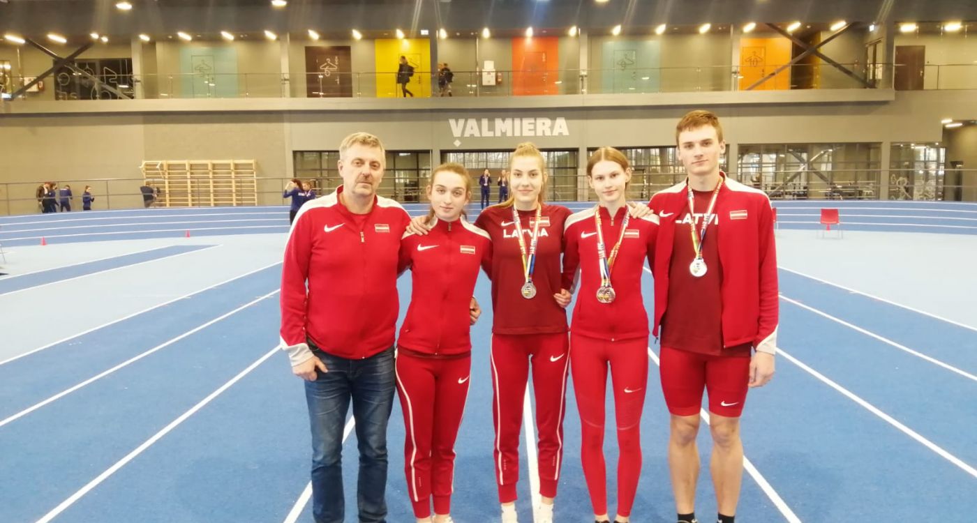 Sudraba medaļu klāsts Baltijas komandu čempionātā vieglatlētiem