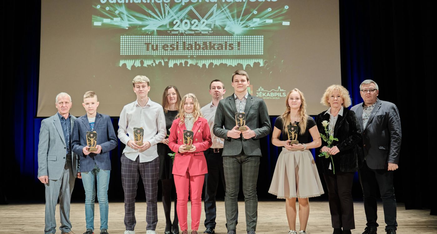 Jēkabpils novada Jaunatnes sporta laureāta 2022 nominācijas PARAUGS SPORTĀ saņēmēji