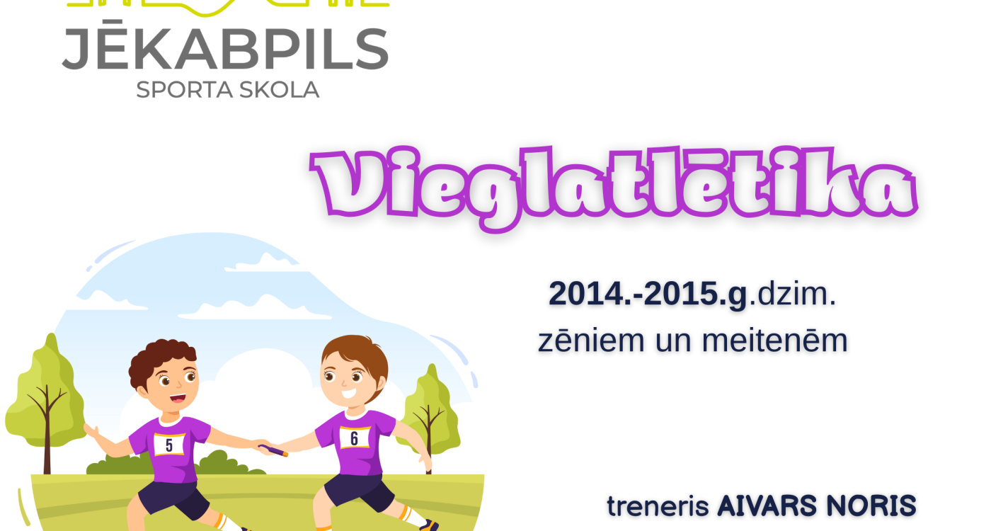 Pievienojies vieglatlētiem!