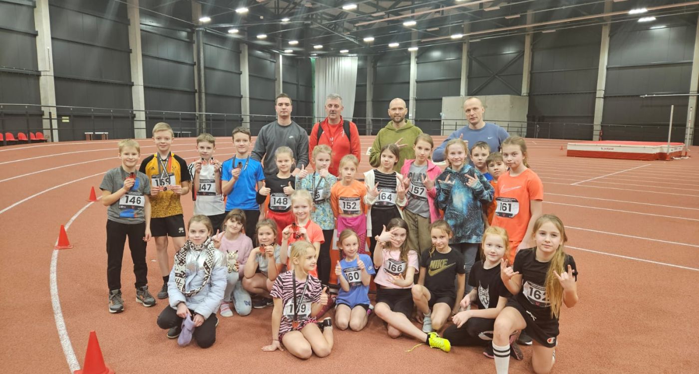 Sportland kauss notika arī jaunākajiem vieglatlētiem