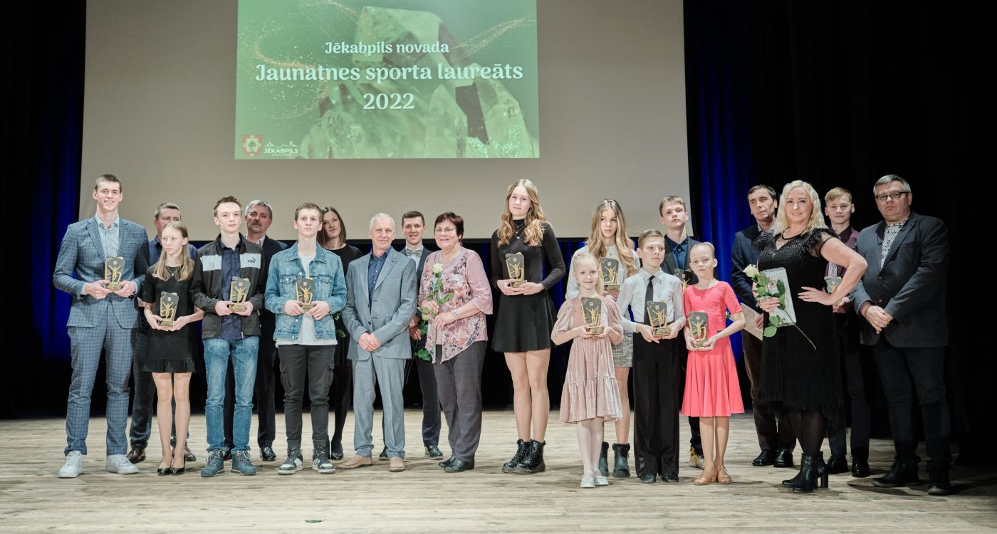Jēkabpils novada Jaunatnes sporta laureāta 2022 nominācijas CERĪBA SPORTĀ saņēmēji
