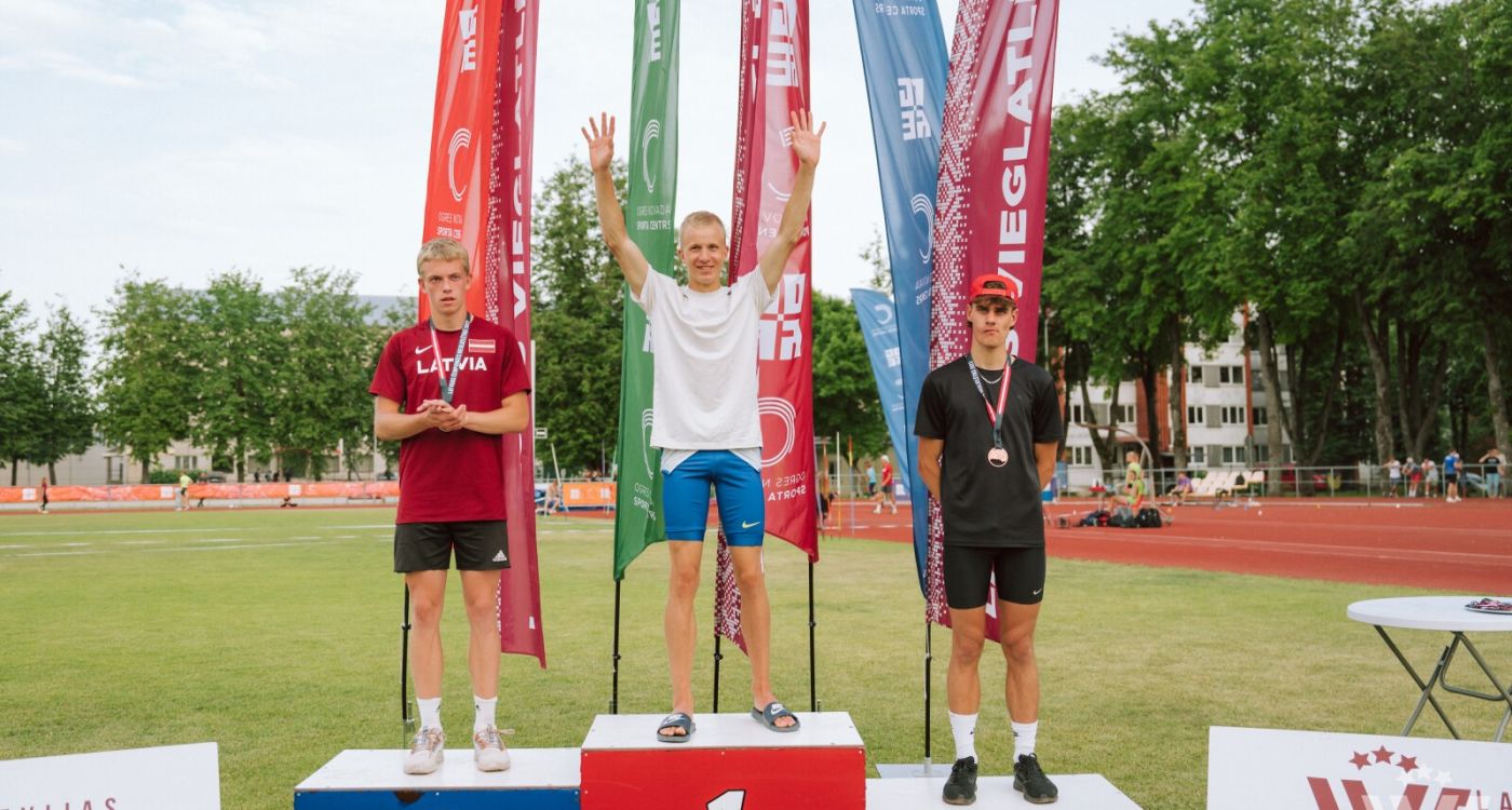 Latvijas U18 un U20 čempionāts rezultējas ar trīs tituliem