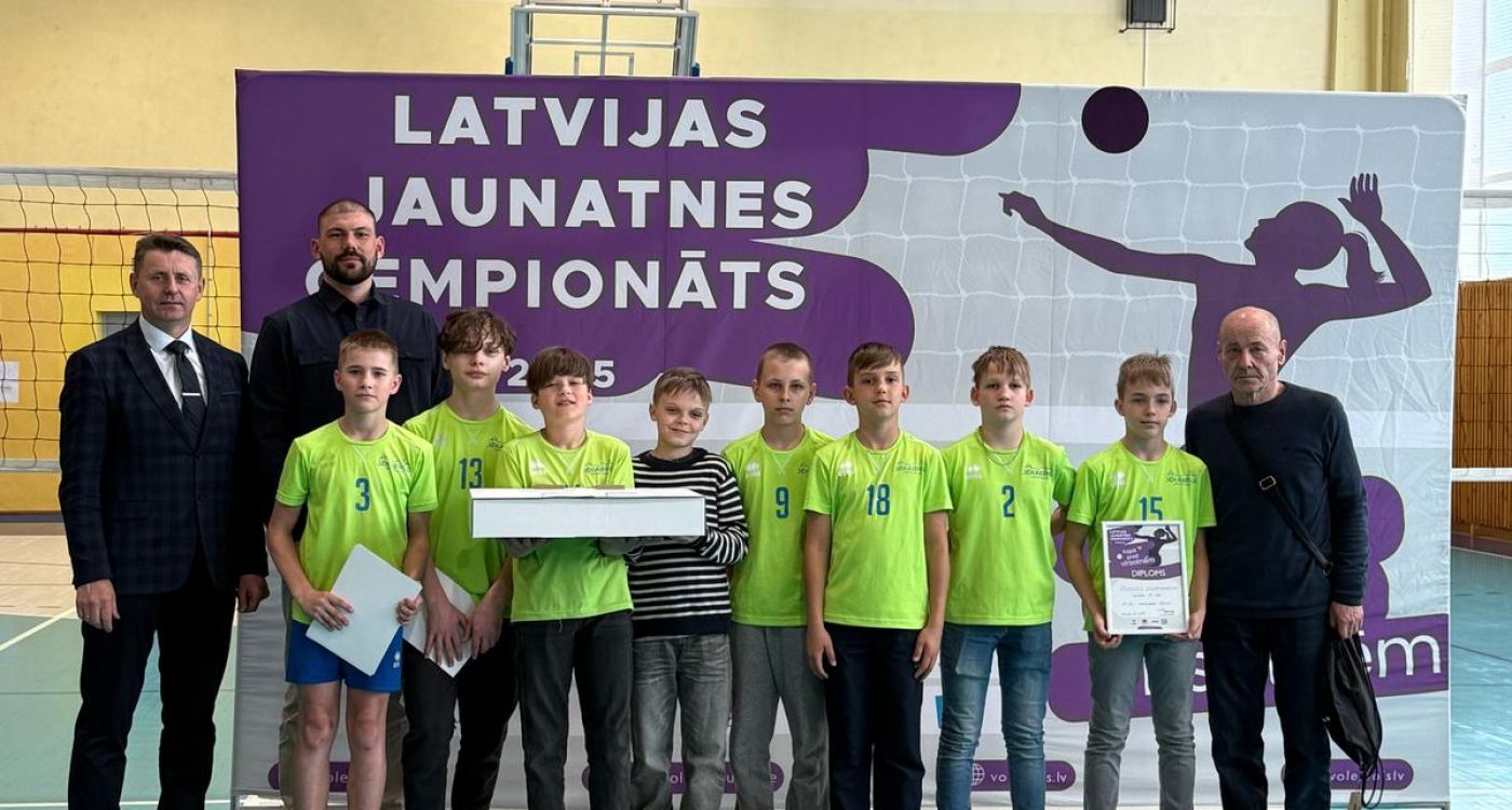 Volejbolā finišē U13 vecuma grupas komanda