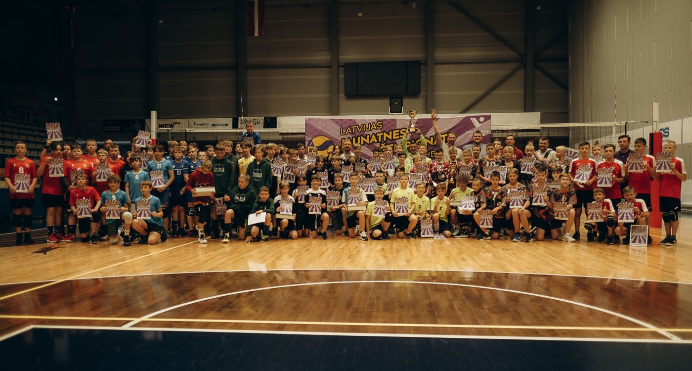 Jēkabpils Sporta skolas volejbola komanda – Latvijas volejbola čempioni U-13 vecuma grupā!