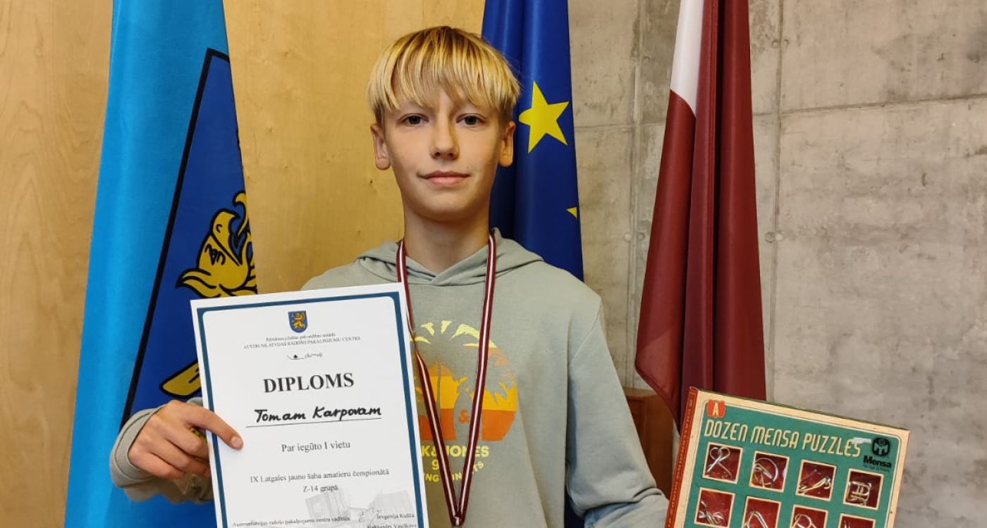 Šahisti godam pārstāv Jēkabpils Sporta skolu Latgales čempionātā