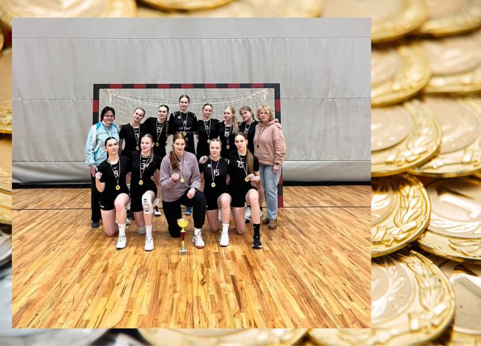 Handbolā izcīnīts čempionāta uzvarētāju gods
