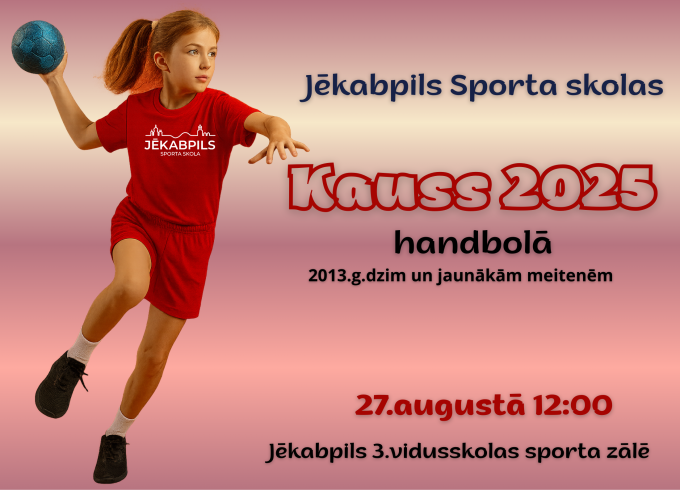 Notiks handbola turnīrs 2013.g.dzim. un jaunākām meitenēm