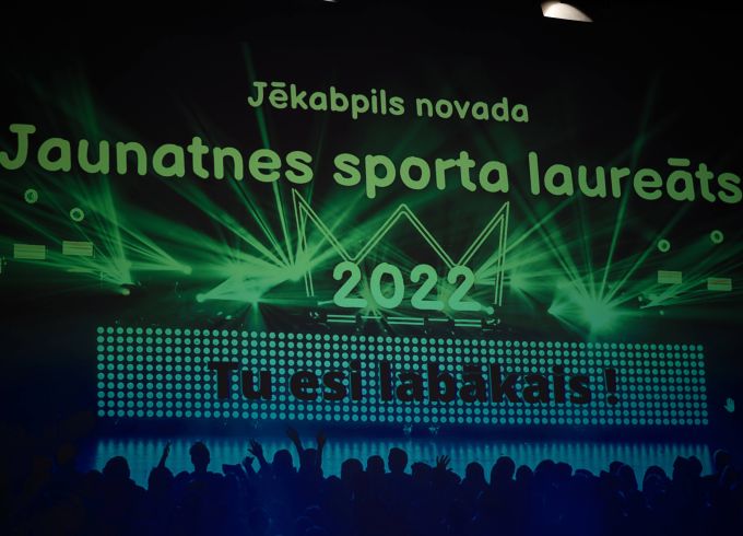 Svinīgā gaisotnē aizvadīts JĒKABPILS NOVADA JAUNATNES SPORTA LAUREĀTS 2022