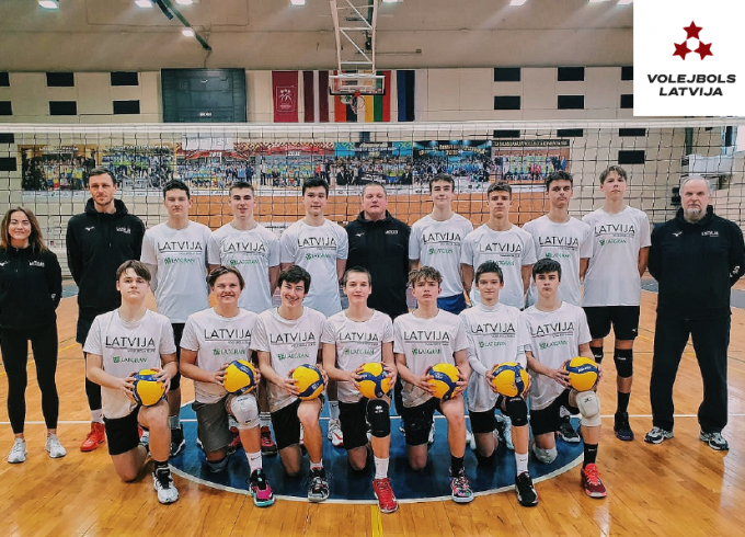 Treniņnometni uzsāk U-17 Latvijas izlase volejbolā- galvenais treneris Mārcis Obrumans, starp spēlētājiem Jēkabpils SS audzēknis Kristers Landzāns