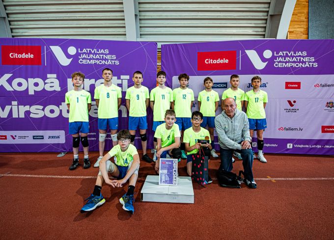 U13 volejbolisti jaunatnes čempionātu noslēdz ceturtajā vietā