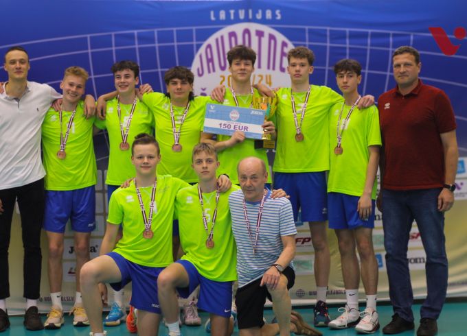 Jēkabpils Sporta skolas volejbolisti atgriežas ar godalgām