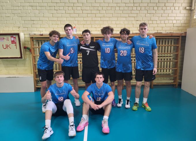 U17 volejbolisti ar sešām uzvarām atklāj jaunatnes čempionāta sezonu