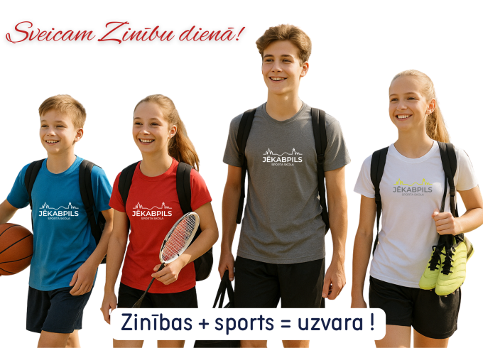 Novēlam apņēmību mācīties, izturību sportot un prieku par katru pasperto soli uz priekšu!