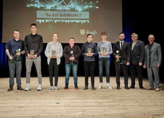 Jēkabpils novada Jaunatnes sporta laureāta 2022 nominācijas VĒRTĪGĀKAIS SPORTĀ saņēmēji