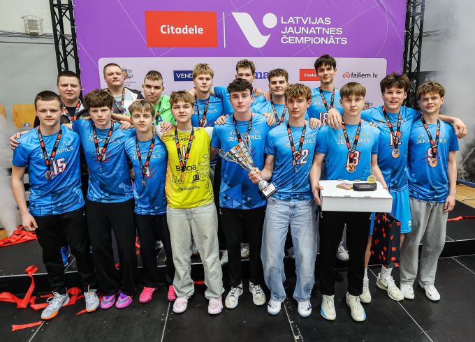 Jaunatnes čempionātā volejbolā bronza 