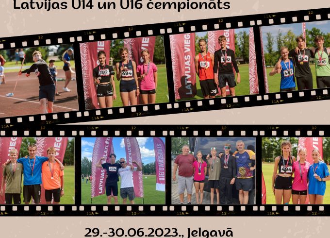Latvijas U14 un U16 čempionāts vieglatlētikā aizvadīts veiksmīgi